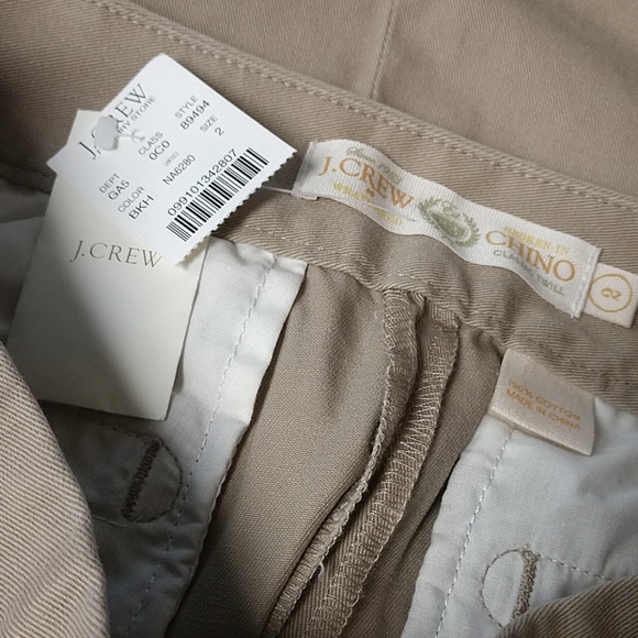 CLEARANCE J Crew Khaki Classic Twill Chino Skirt - Picture 3 of 3